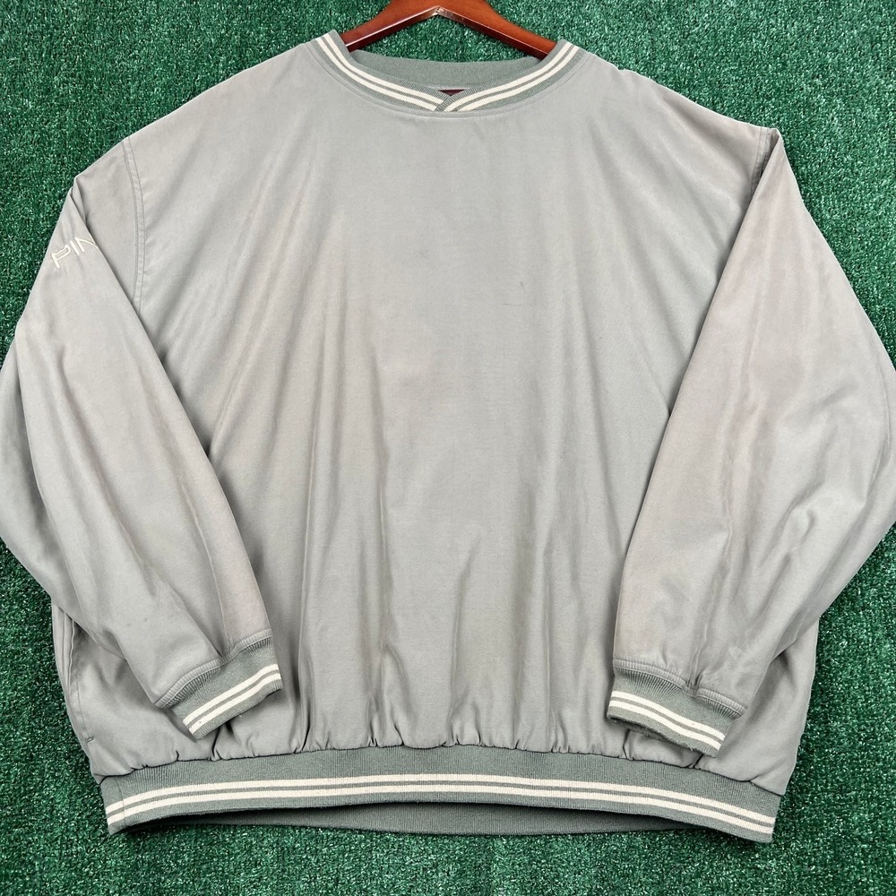 VTG PING Collection Men's XXL Sage Green Golf Pullover Windbreaker Jacket 90s